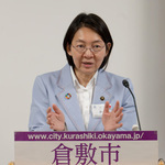 写真：令和7年度5月倉敷市長記者会見の様子