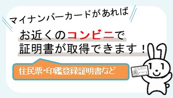 コンビニでの取得