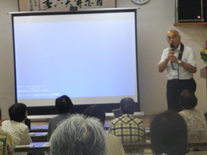 写真：四福学区講師挨拶
