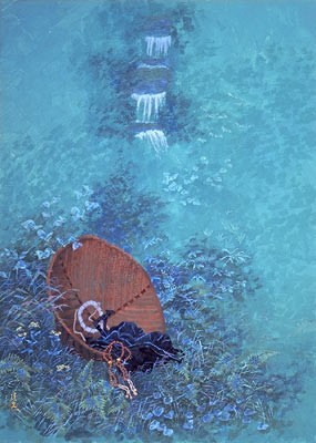 作品画像:行きくれてなんとここらの水のうまさは　山頭火