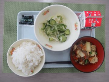 令和7年6月27日献立写真(中学校)