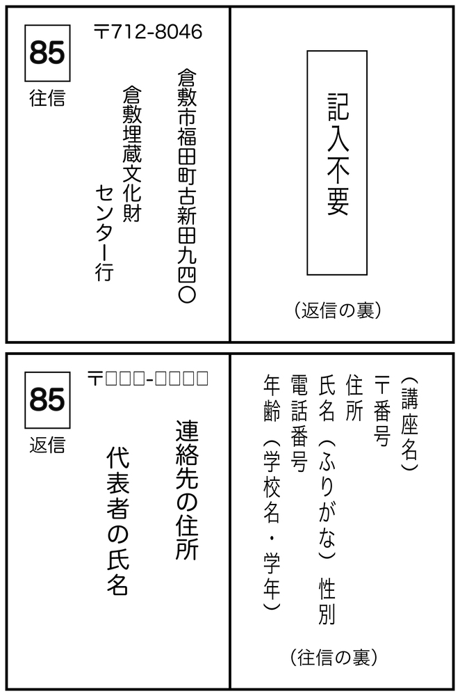 往復はがき画像