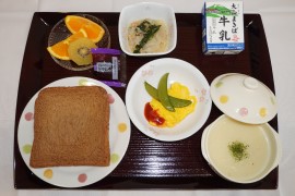 写真:朝食