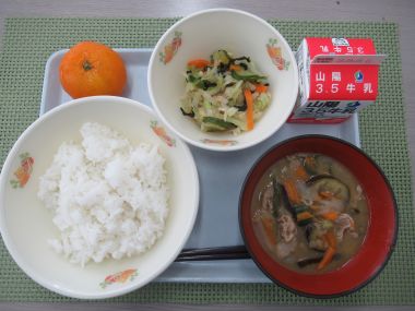 令和7年8月27日献立写真