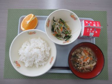 令和8年1月23日献立写真（中学校）