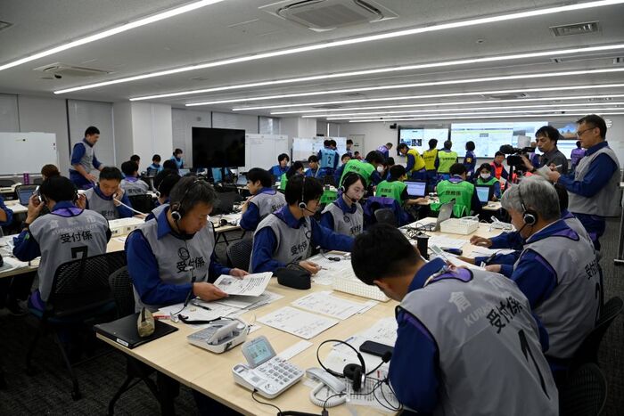 オペレーションルーム運営訓練の様子