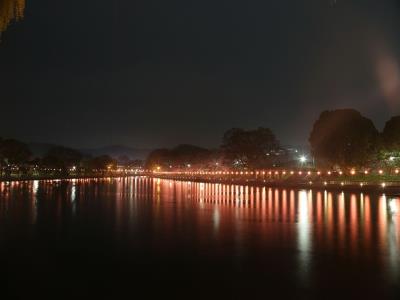 配水池南から北を望む雄大な夜景