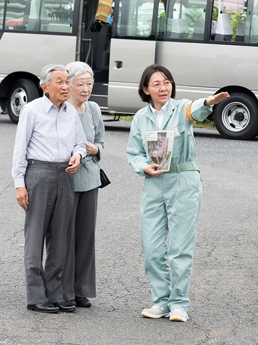 小田川堤防視察