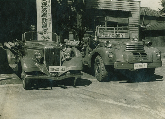 古いポンプ車の写真その３