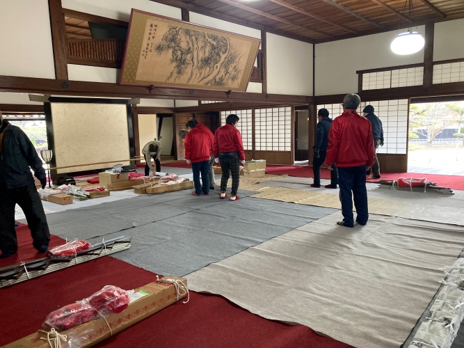 写真：たいかどう準備風景15