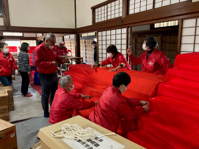 写真：たいかどう準備風景17