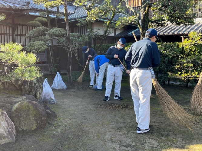 写真：たいかどう準備風景1