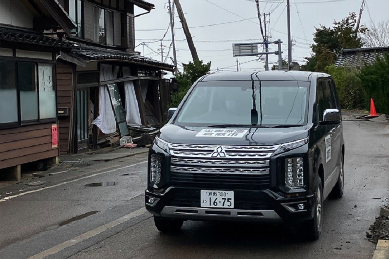 石川県珠洲市で走る貸与車両