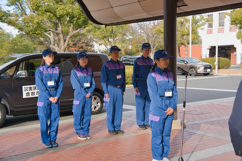 派遣職員の代表挨拶