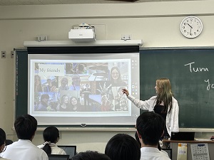 通学体験の様子