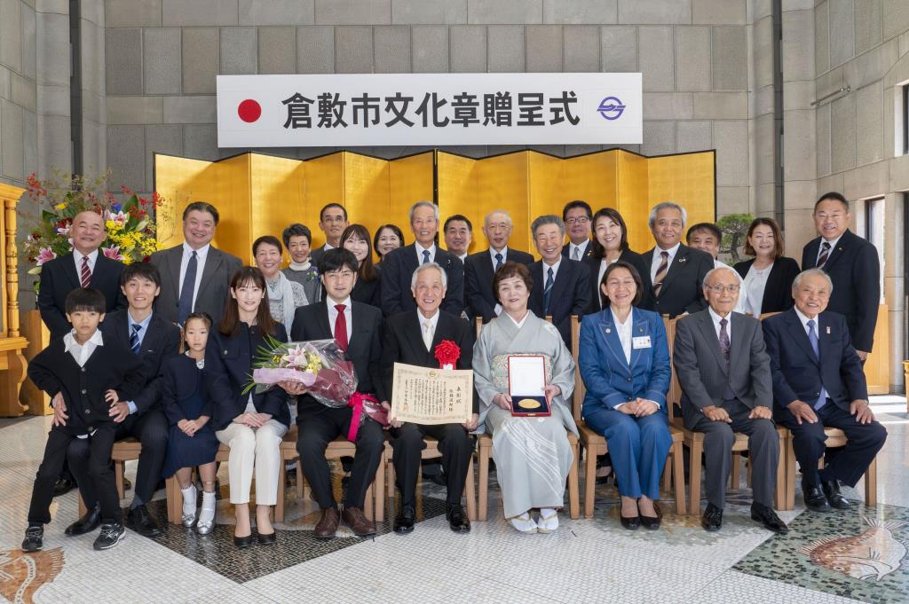 記念写真　佐藤さん