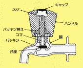 蛇口の断面図