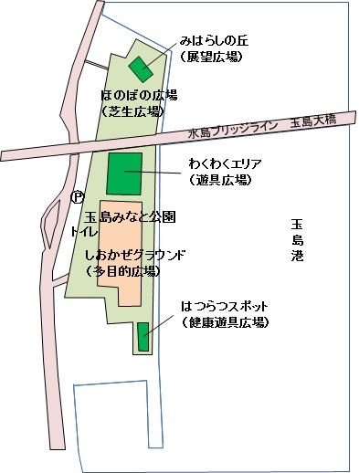 玉島みなと公園見取り図